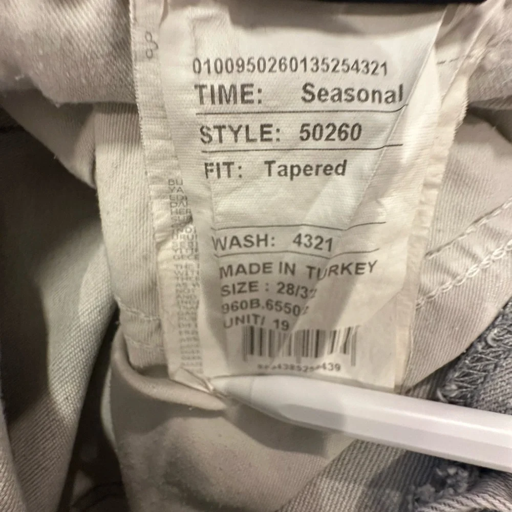 **LTB Men’s Diego Light Gray Jeans – Size 28x32** - Picture 6 of 7